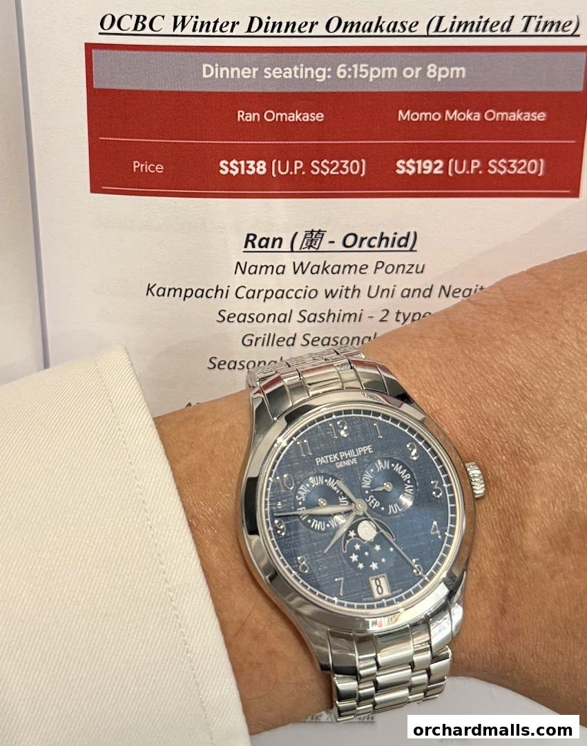 Menu page for Sushi Moka