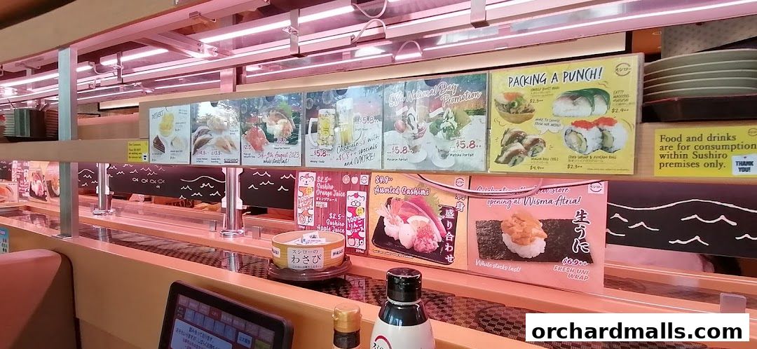 Menu page for Sushiro Isetan Scotts