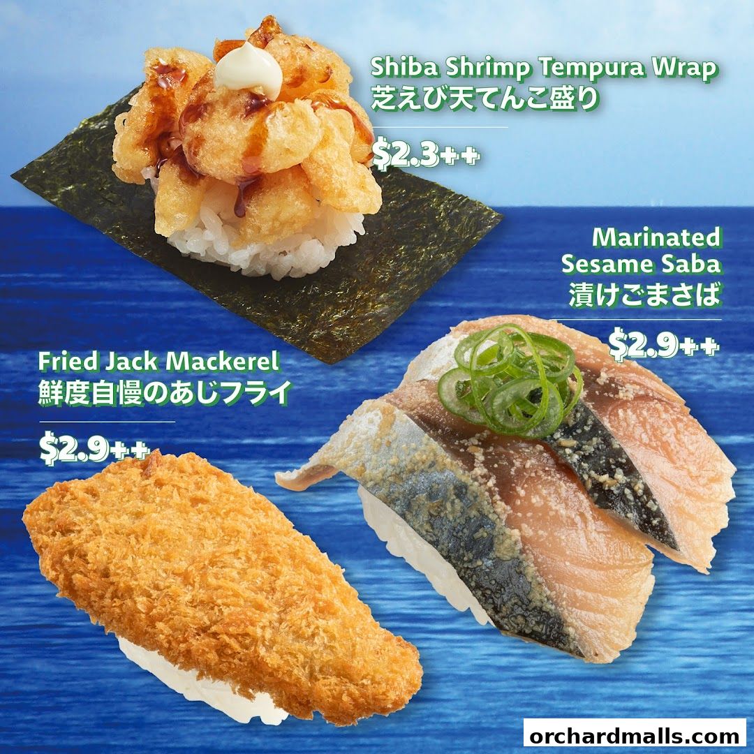 Menu page for Sushiro Isetan Scotts