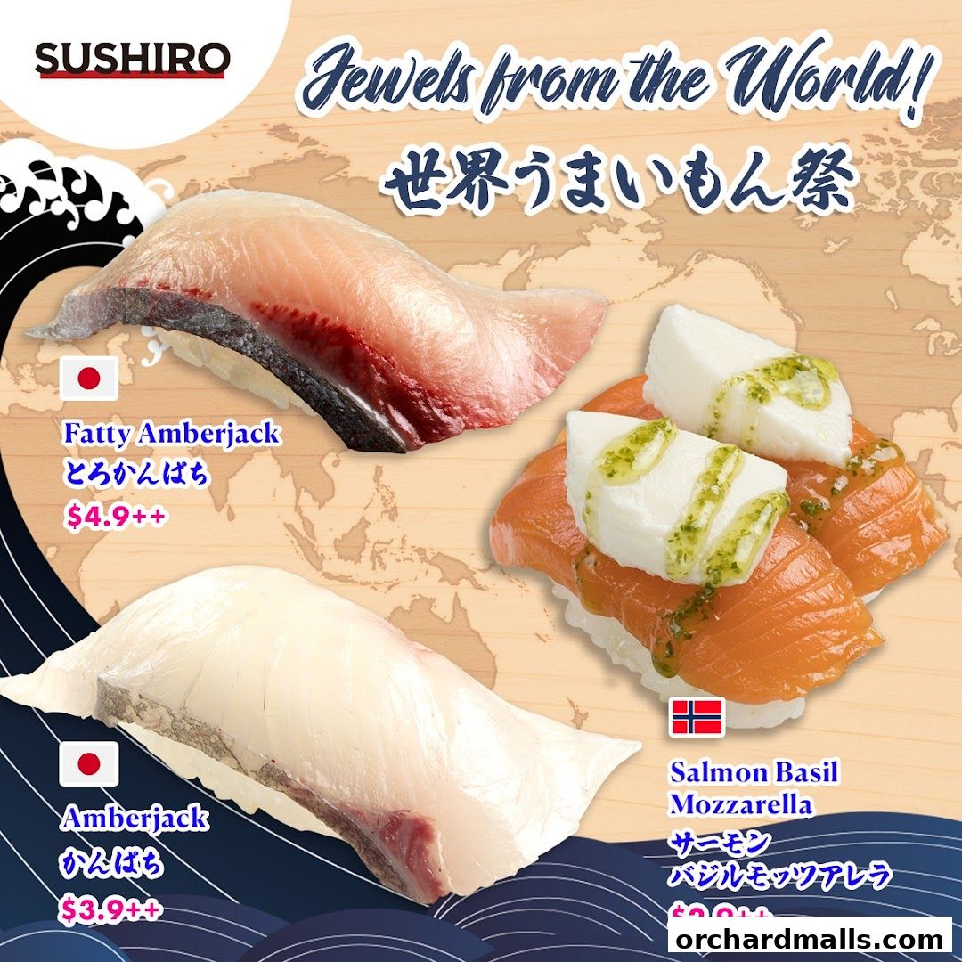 Menu page for Sushiro Isetan Scotts