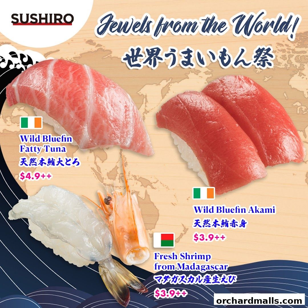 Menu page for Sushiro Isetan Scotts