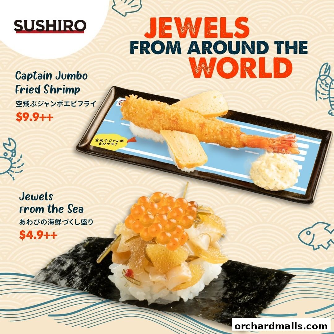 Menu page for Sushiro Isetan Scotts