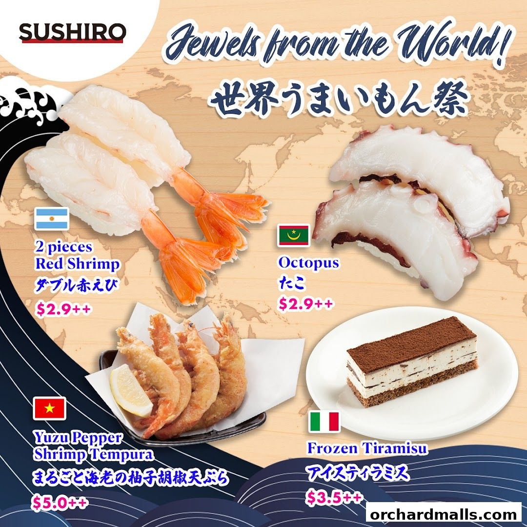 Menu page for Sushiro Isetan Scotts