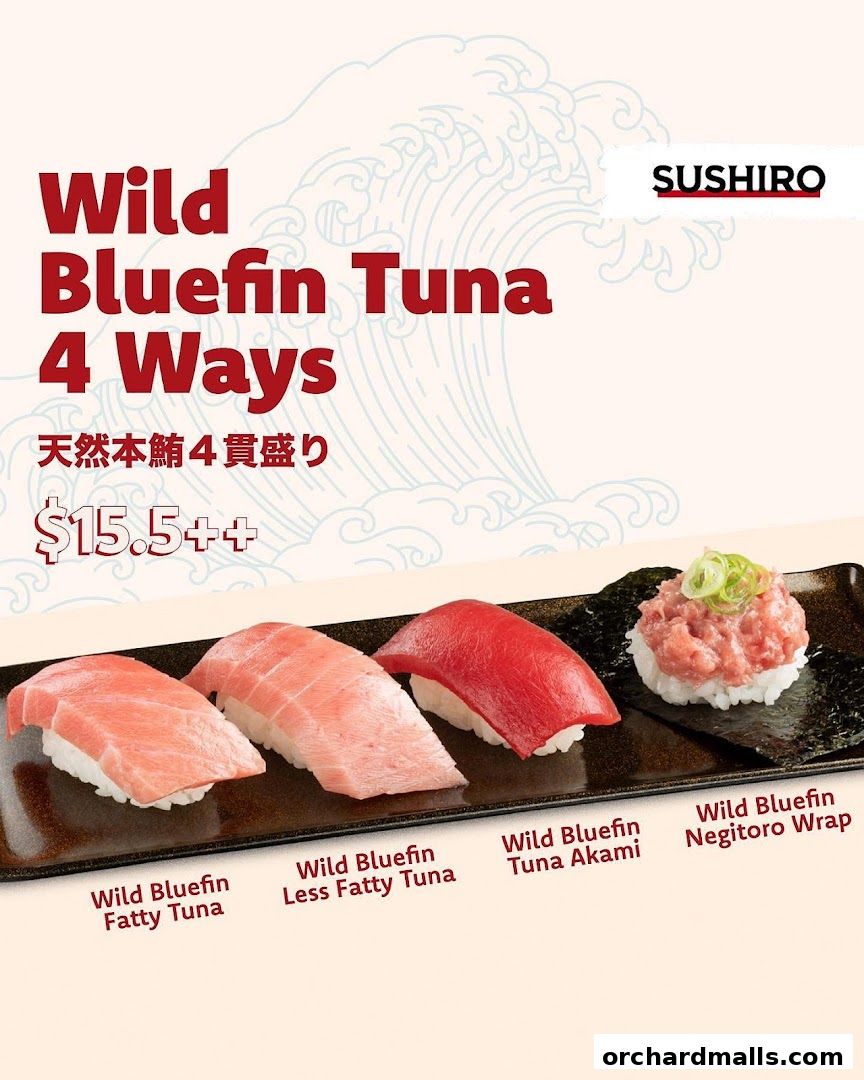 Menu page for Sushiro Isetan Scotts