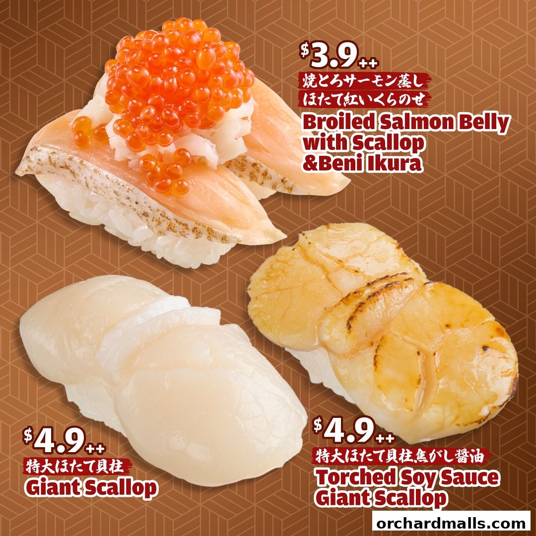 Menu page for Sushiro Taste Orchard