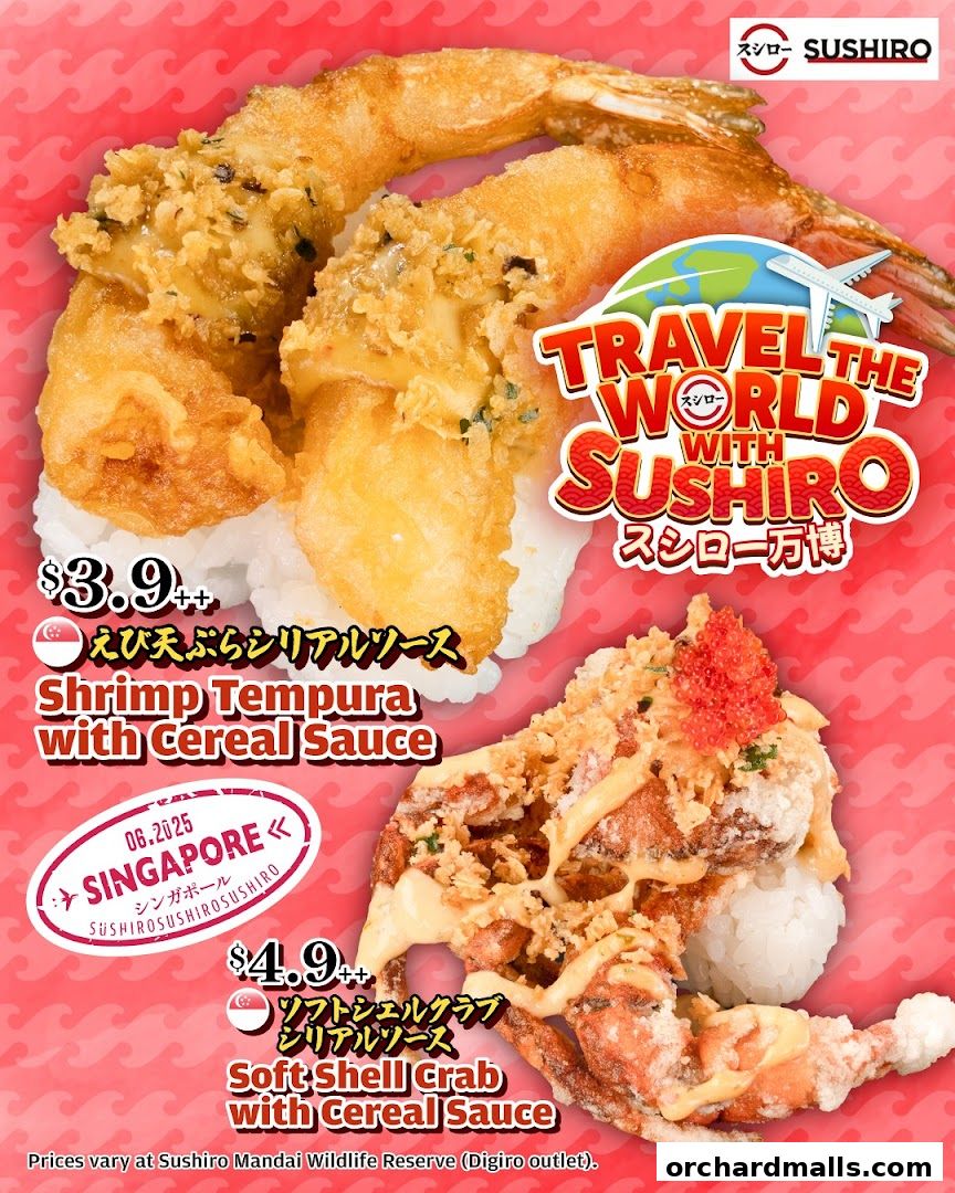 Menu page for Sushiro Taste Orchard