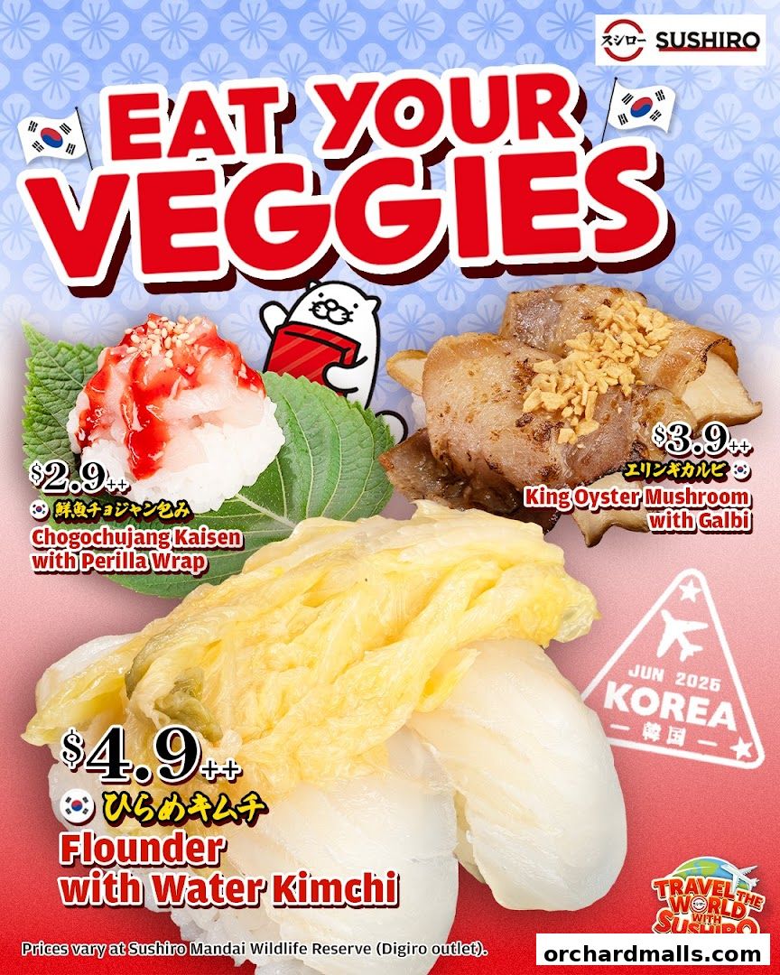 Menu page for Sushiro Taste Orchard