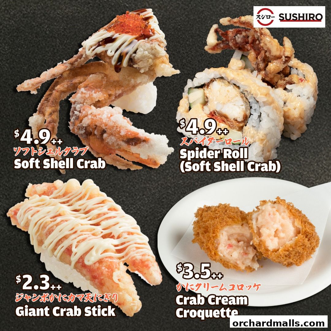 Menu page for Sushiro Taste Orchard