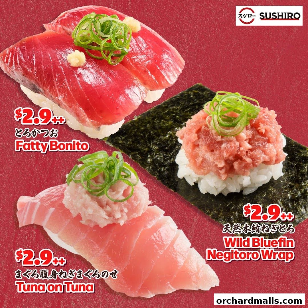 Menu page for Sushiro Taste Orchard