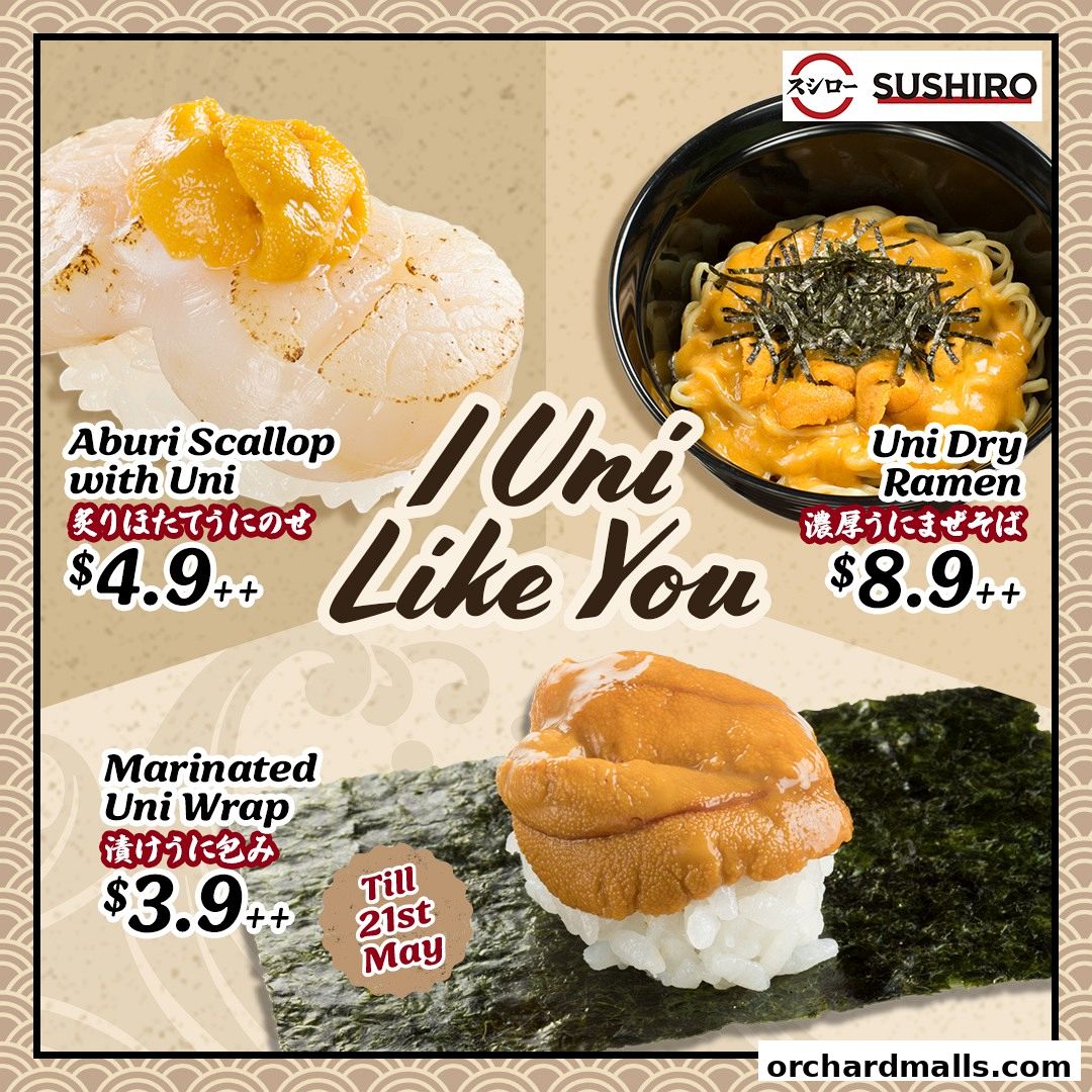 Menu page for Sushiro Taste Orchard