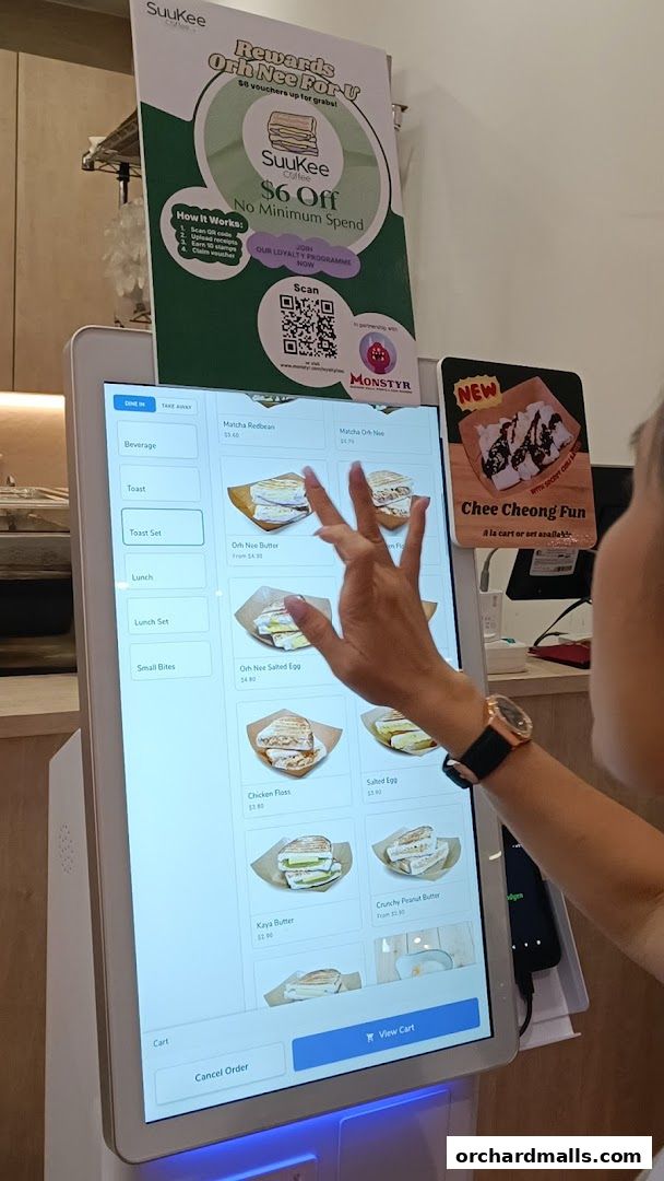 Menu page for SuuKee Coffee Scotts Square