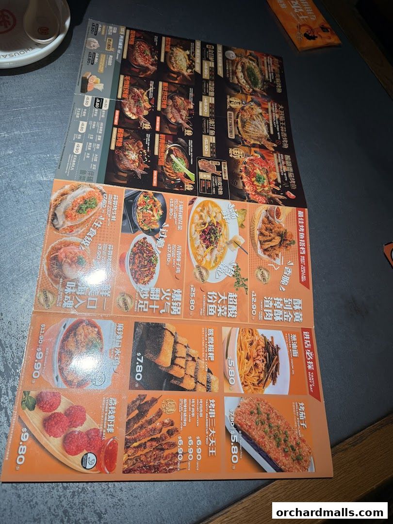 Menu page for 探鱼烤鱼 - TANYU 313somerset