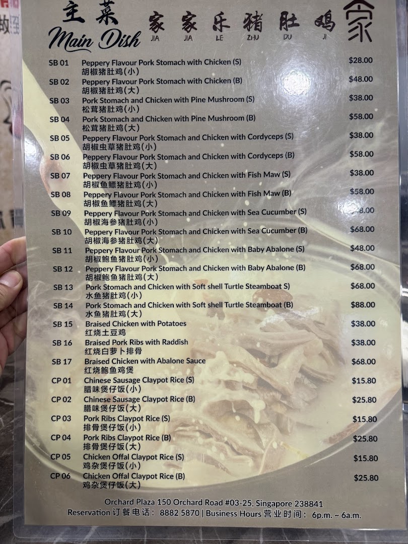 TangBaoBao汤宝煲猪肚鸡 Orchard Plaza