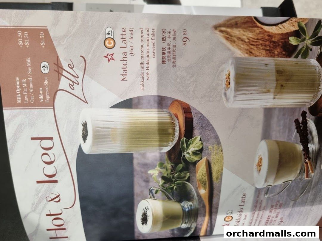 Menu page for tcc - The Connoisseur Concerto Isetan Scotts