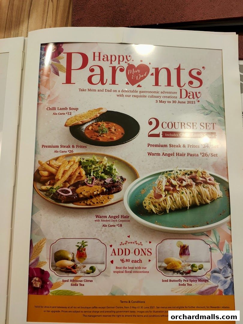 Menu page for tcc - The Connoisseur Concerto Isetan Scotts