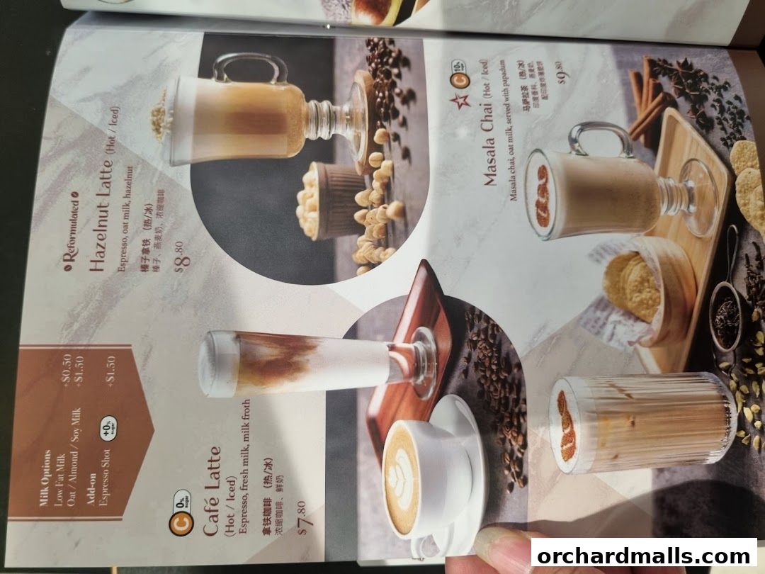 Menu page for tcc - The Connoisseur Concerto Isetan Scotts