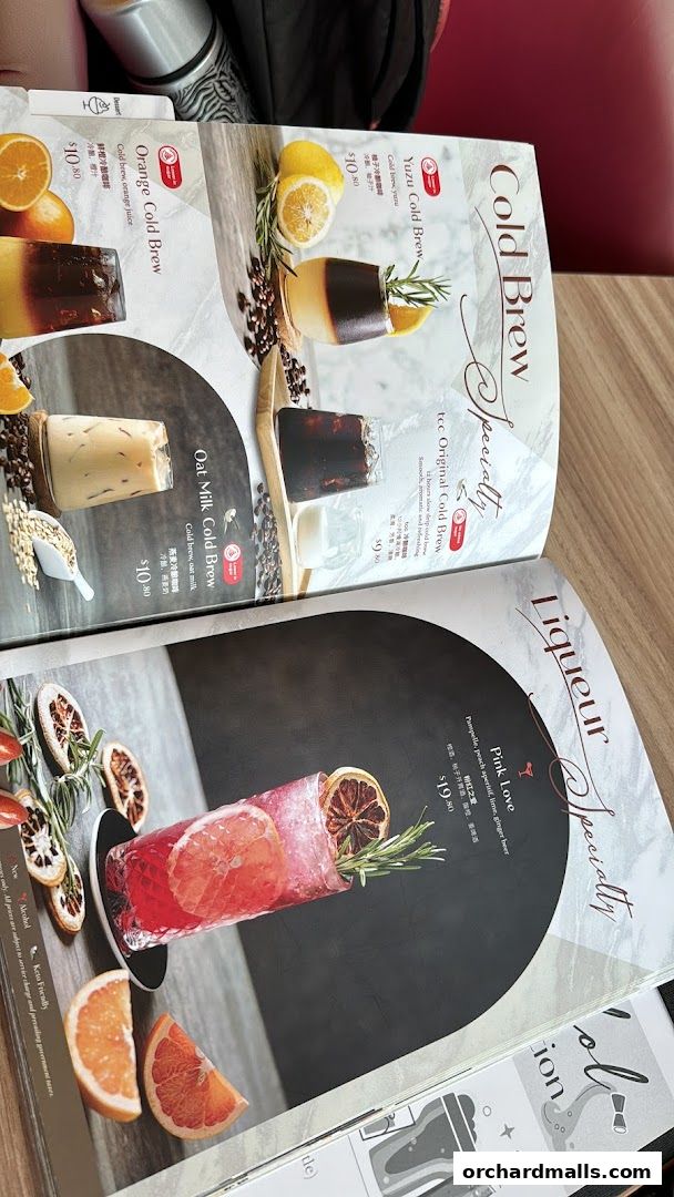 Menu page for tcc - The Connoisseur Concerto Isetan Scotts