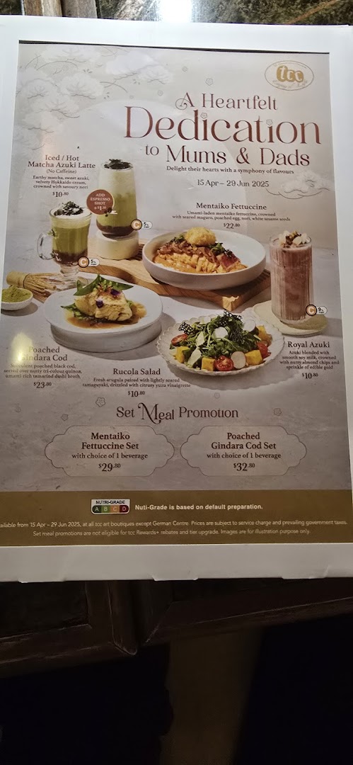 Menu page for tcc - The Connoisseur Concerto