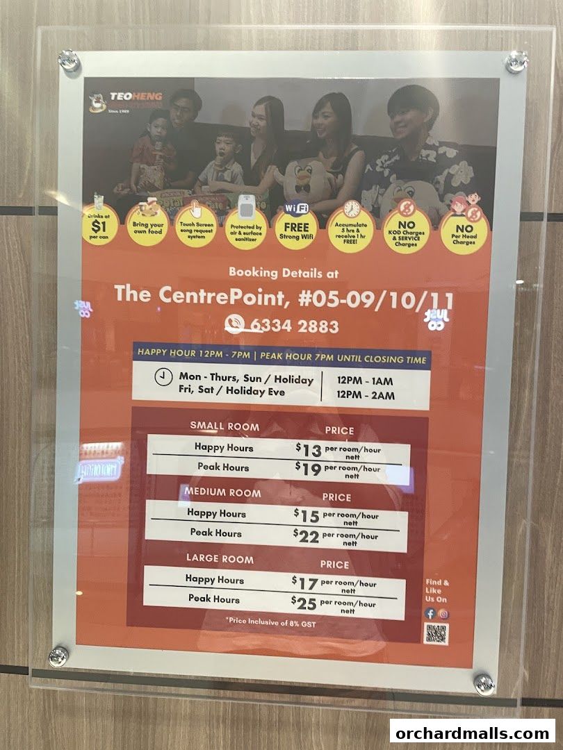 Teo Heng KTV Studio CentrePoint