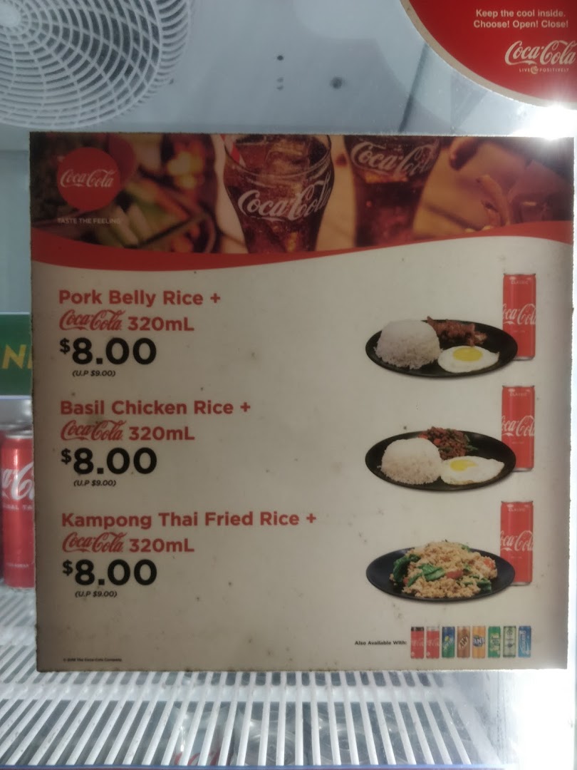 Menu page for Thai Tantric Authentic Thai Cuisine