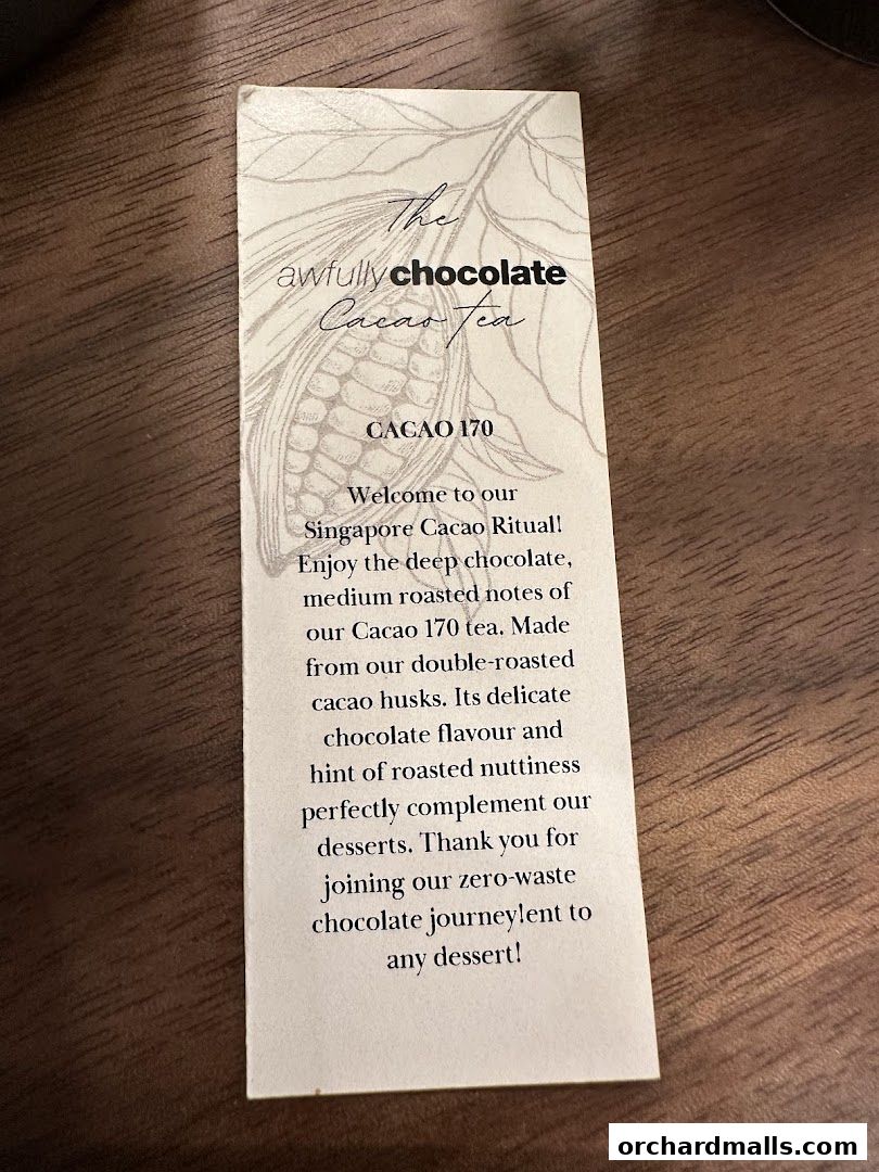 The Awfully Chocolate Experience Cafe Wisma Atria