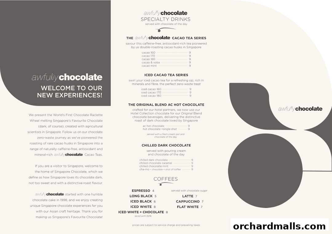 The Awfully Chocolate Experience Cafe Wisma Atria