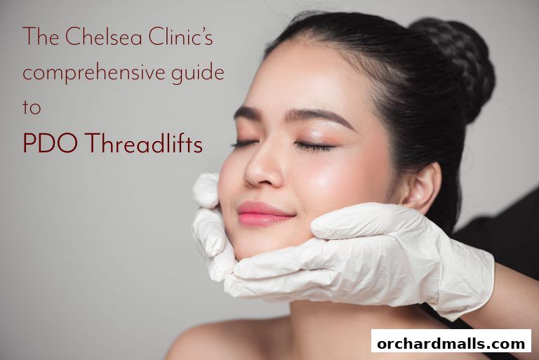 The Chelsea Clinic's guide to PDO Threadlifts with a model receiving treatment.