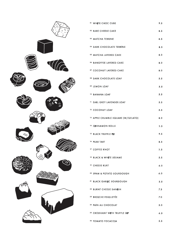 Menu page for THE EDITORS MARKET