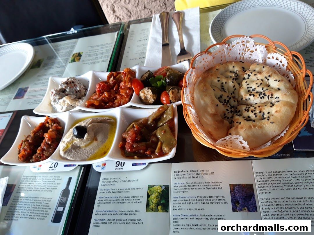 Menu page for The Mediterranean Deli Turk