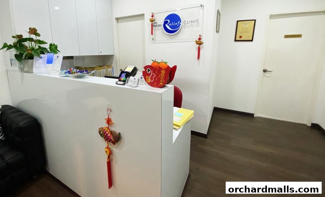 The Pain Relief Clinic 50 Consultation. Insurance  Medisave Claimable