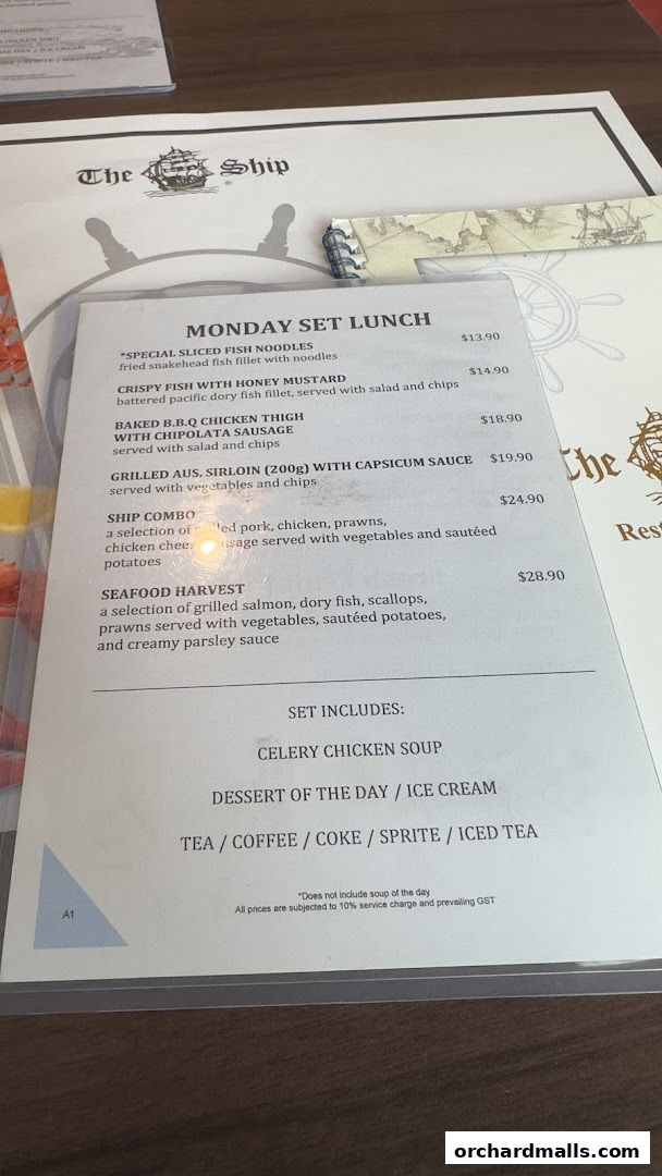 The Ship Restaurant  Shaw Centre