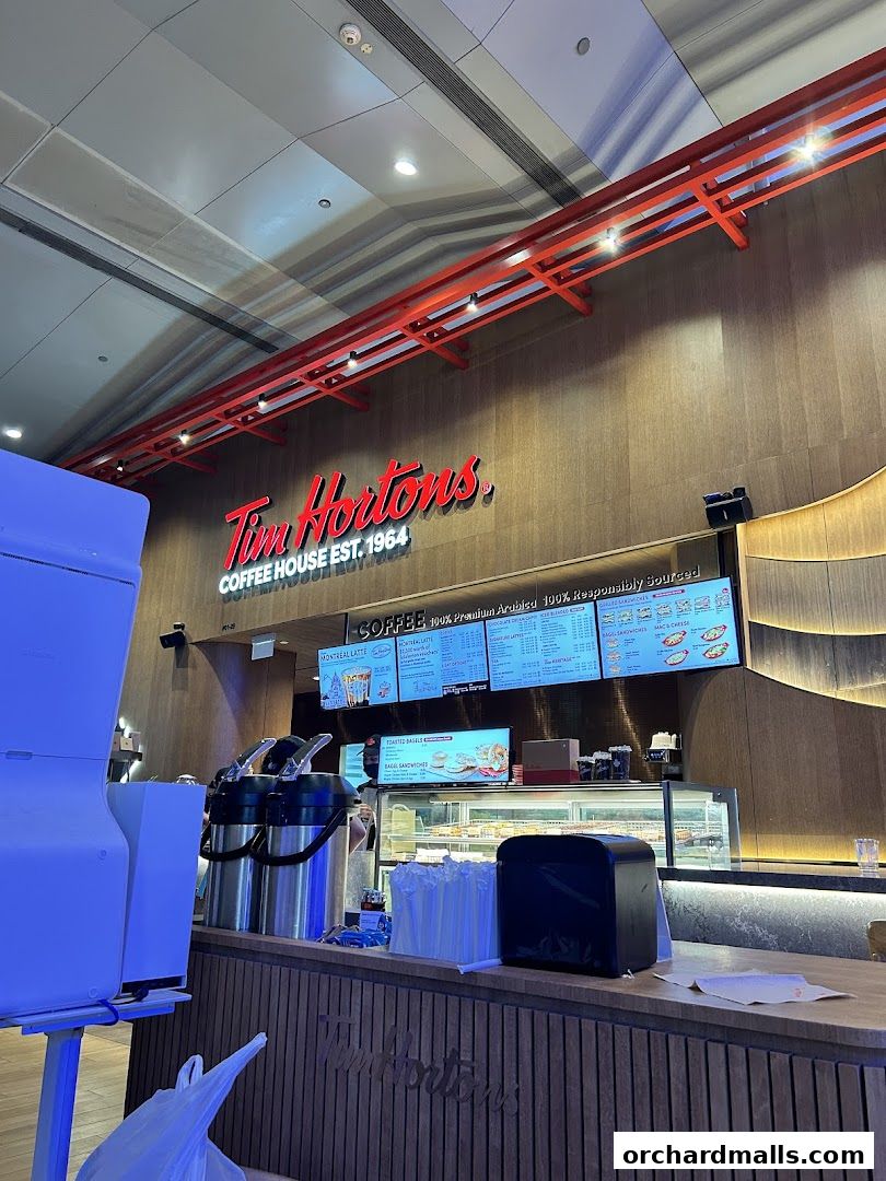 Menu page for Tim Hortons 313somerset