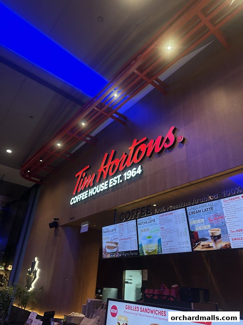 Menu page for Tim Hortons 313somerset