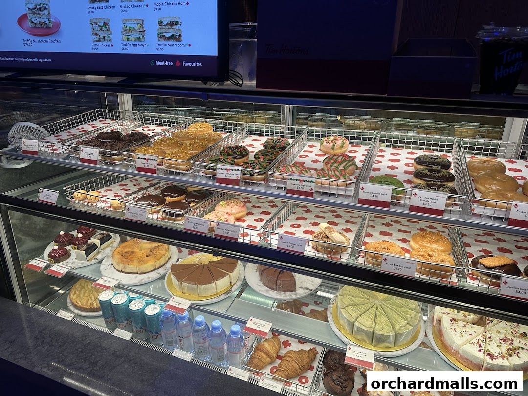 Menu page for Tim Hortons 313somerset