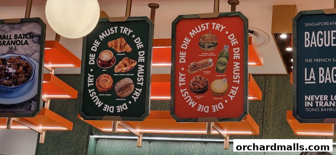 Menu page for Tiong Bahru Bakery  Wisma L3