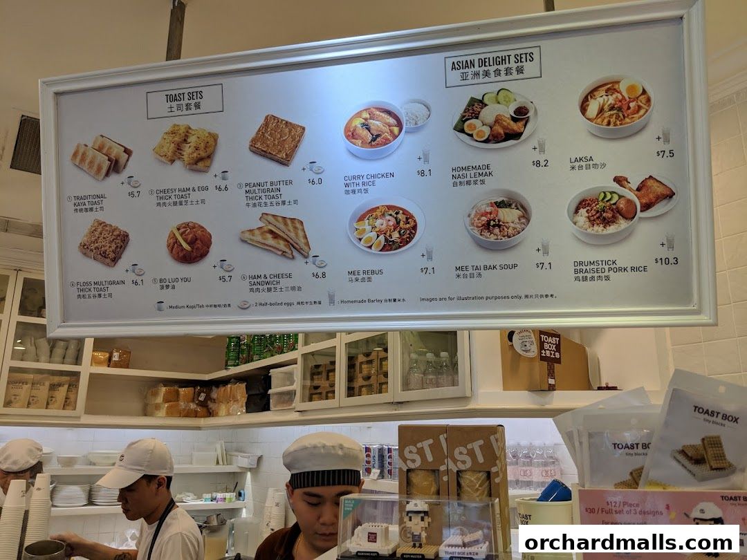 Toast Box Paragon Shopping Centre