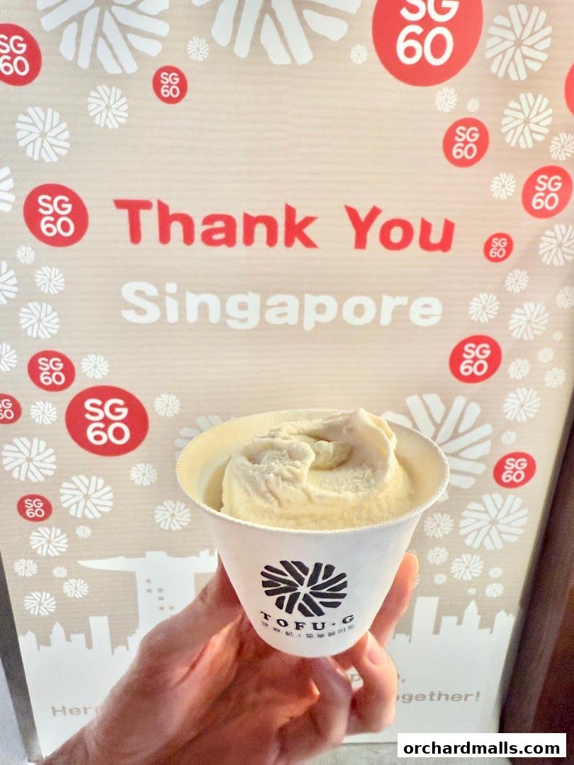 Tofu G Gelato  Korean Premium Ice Cream Mandarin Gallery, Orchard Pop-Up