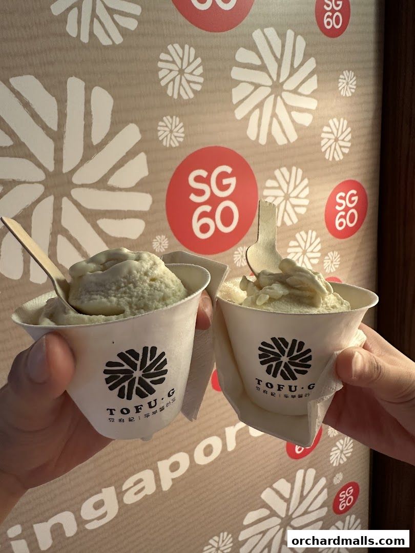 Tofu G Gelato  Korean Premium Ice Cream Mandarin Gallery, Orchard Pop-Up