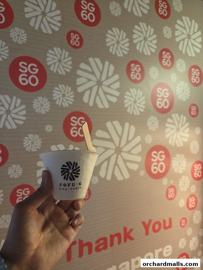 Tofu G Gelato  Korean Premium Ice Cream Mandarin Gallery, Orchard Pop-Up