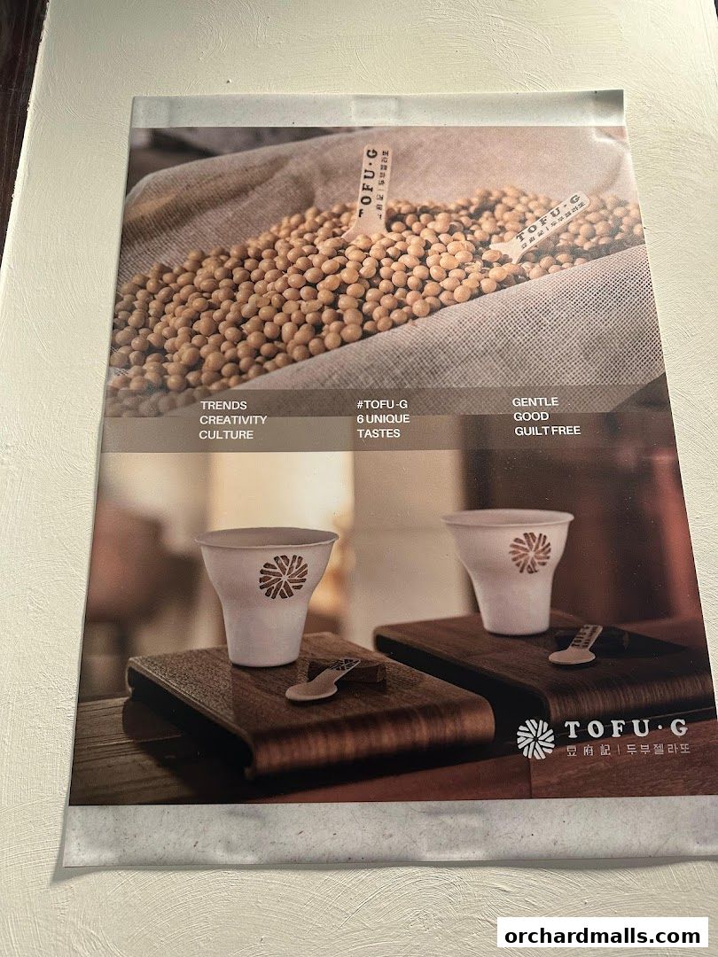 Tofu G Gelato  Korean Premium Ice Cream Mandarin Gallery, Orchard Pop-Up