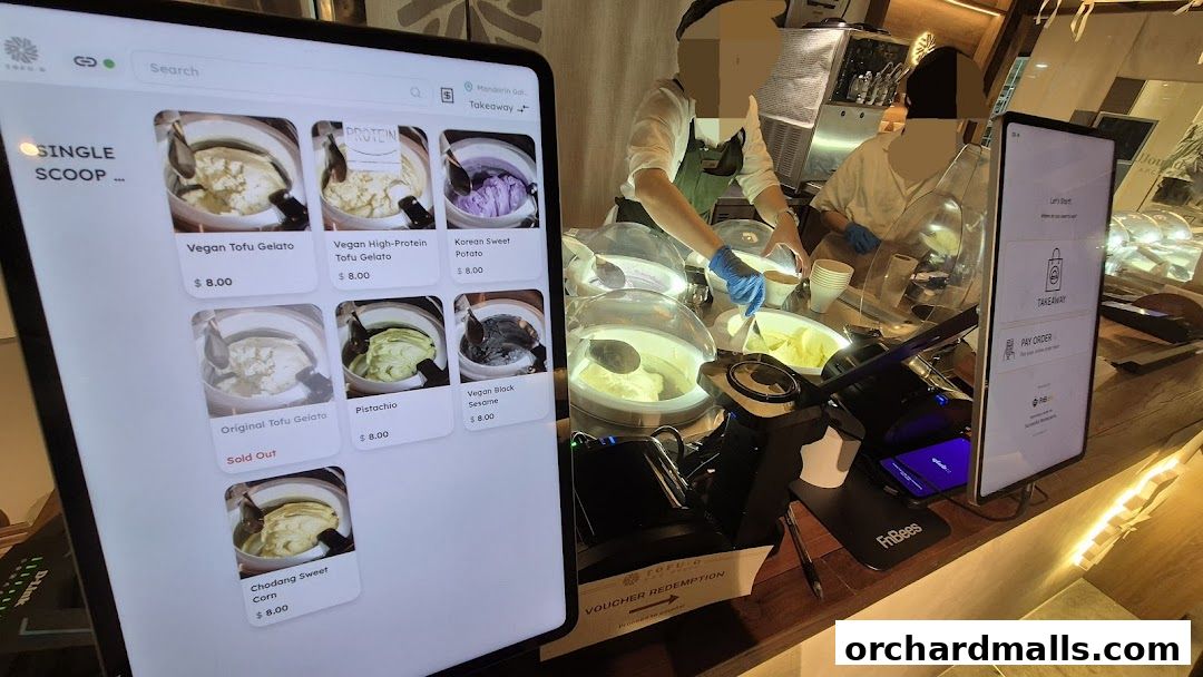 Tofu G Gelato  Korean Premium Ice Cream Mandarin Gallery, Orchard Pop-Up