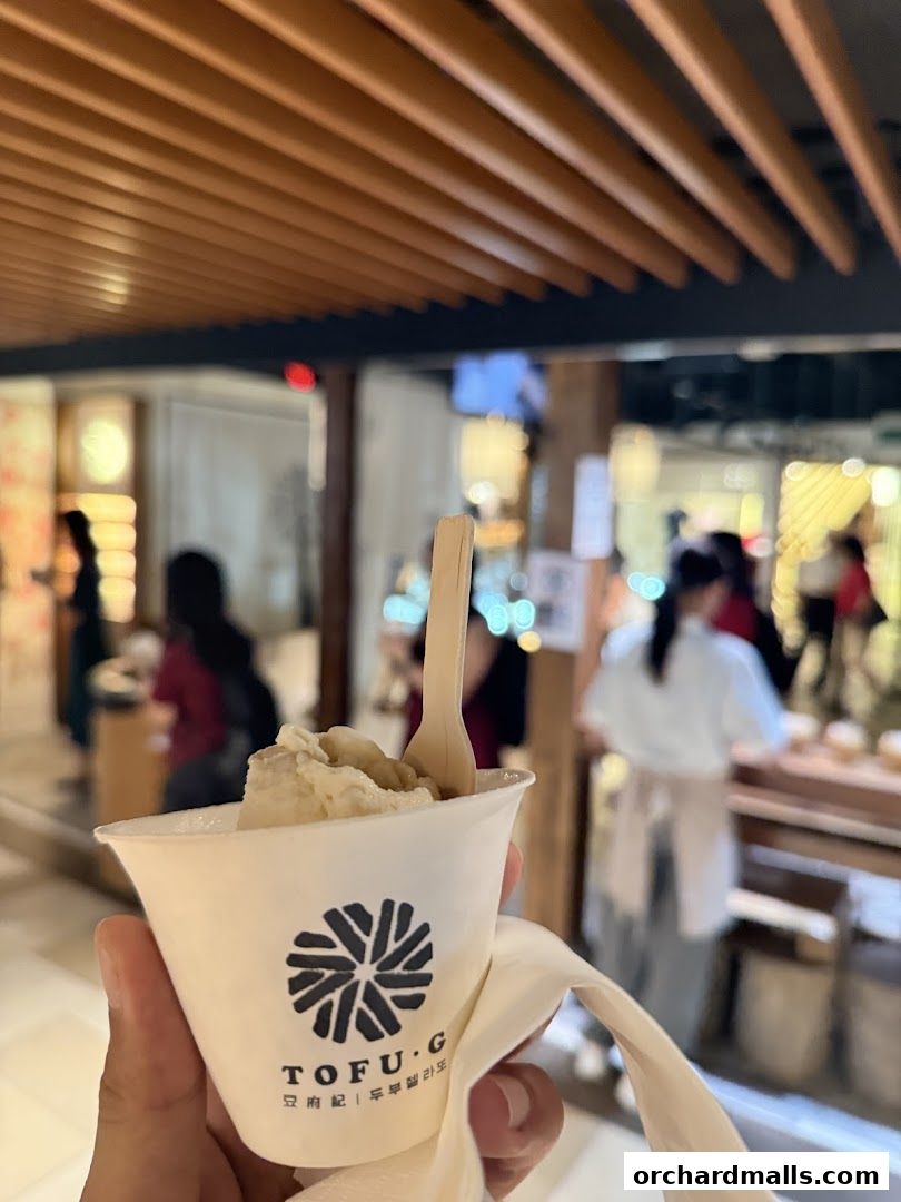 Tofu G Gelato  Korean Premium Ice Cream Mandarin Gallery, Orchard Pop-Up
