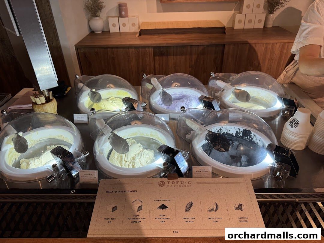 Tofu G Gelato  Korean Premium Ice Cream Mandarin Gallery, Orchard Pop-Up