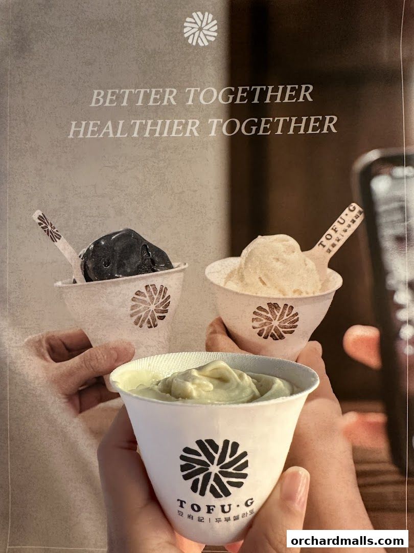 Tofu G Gelato  Korean Premium Ice Cream Mandarin Gallery, Orchard Pop-Up
