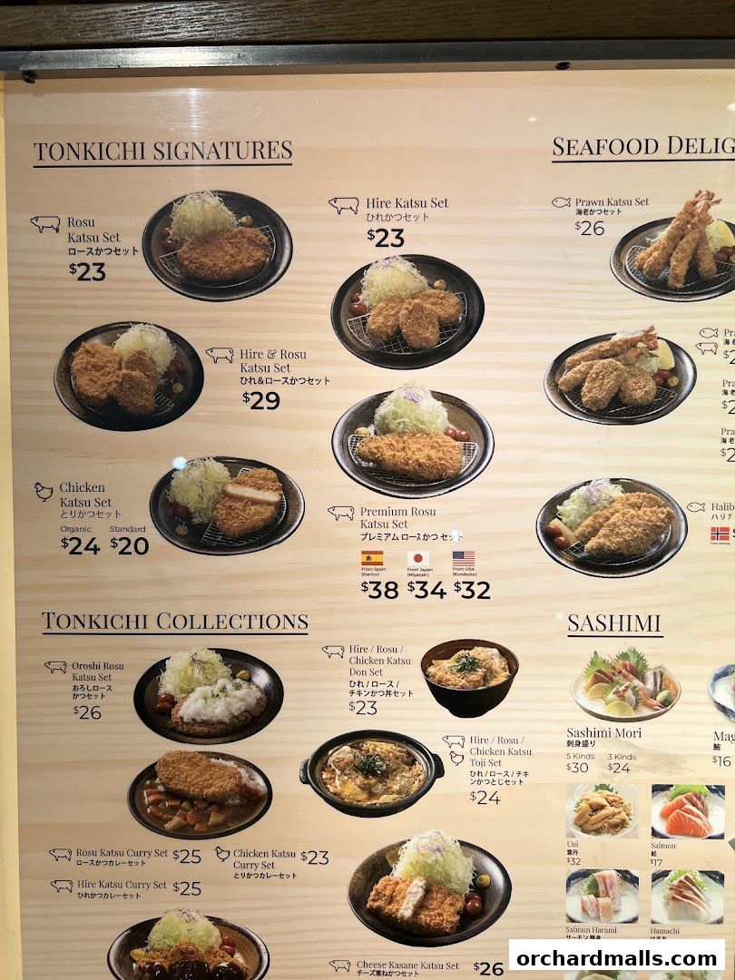Menu page for とん吉 Tonkichi Isetan