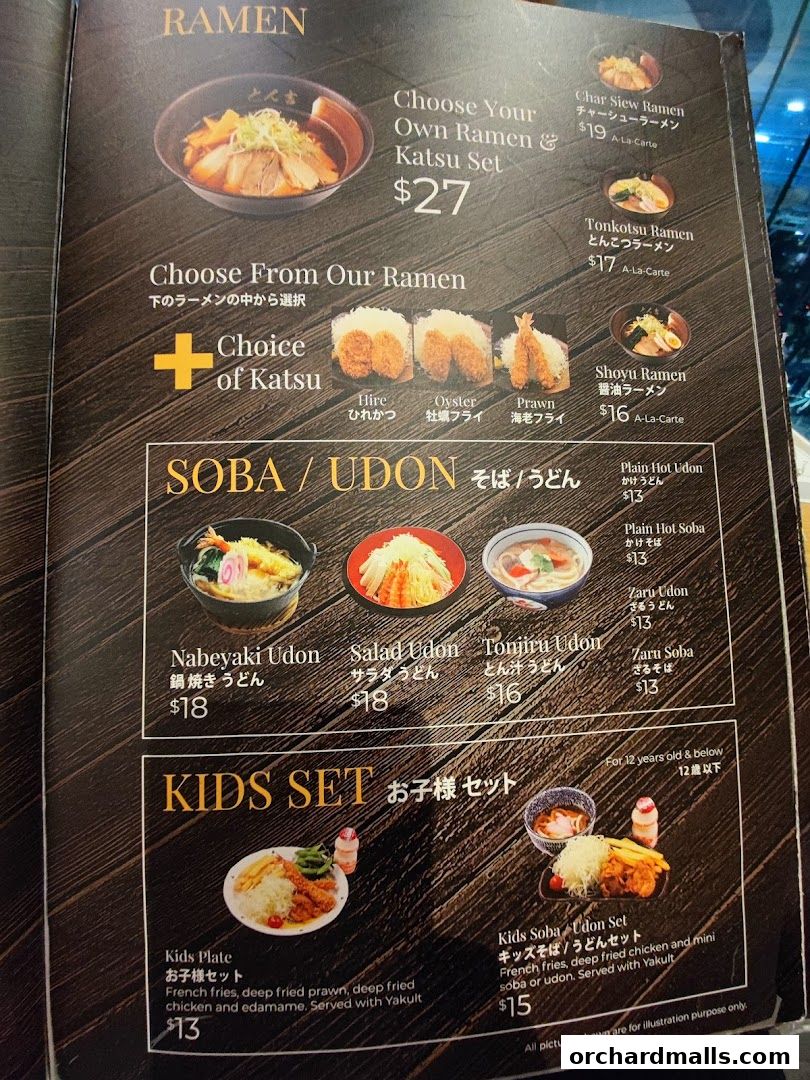 Menu page for とん吉 Tonkichi Isetan
