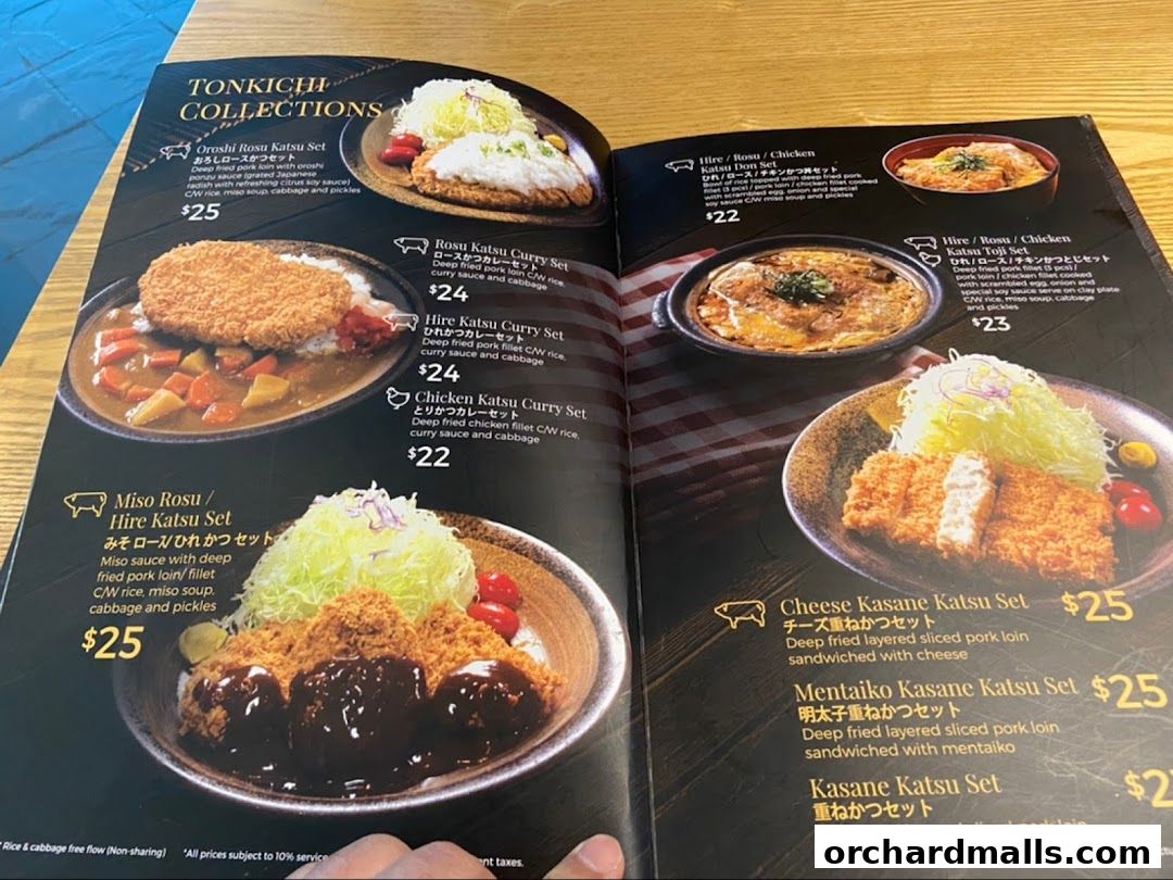 Menu page for とん吉 Tonkichi Isetan