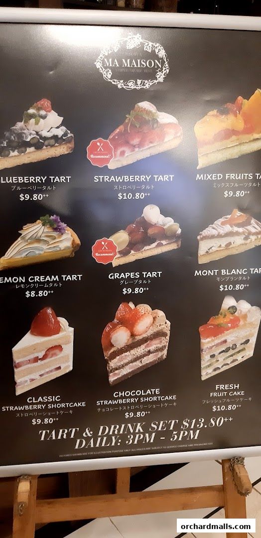 Menu page for Tonkatsu by Ma Maison  Mandarin Gallery