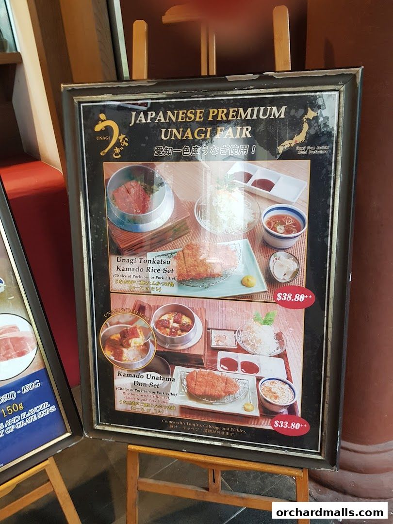 Menu page for Tonkatsu by Ma Maison  Mandarin Gallery