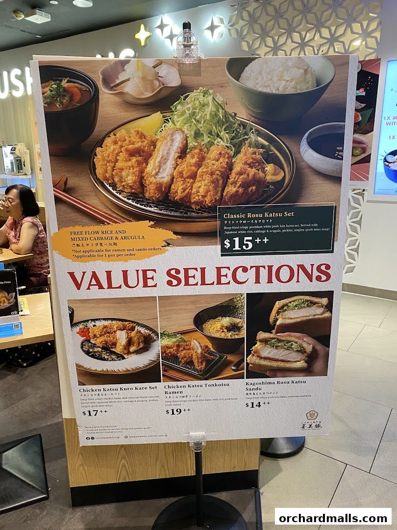 Menu page for Tonkatsu ENbiton 313Somerset